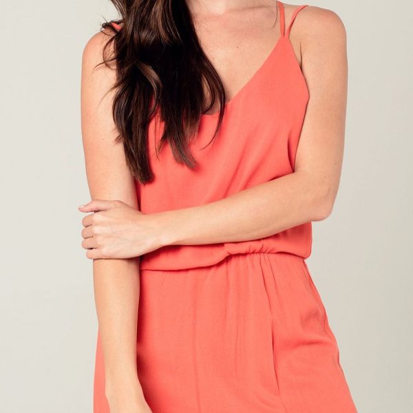 Orange Mini Dress with Back Crochet Detail Online Hot Sale - Image 3