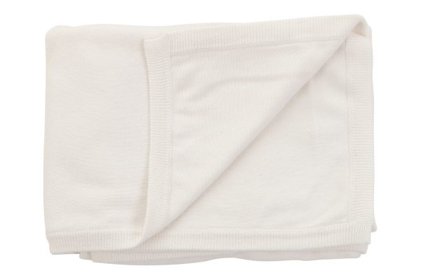Cotton Cashmere White Blanket Online now - Image 2