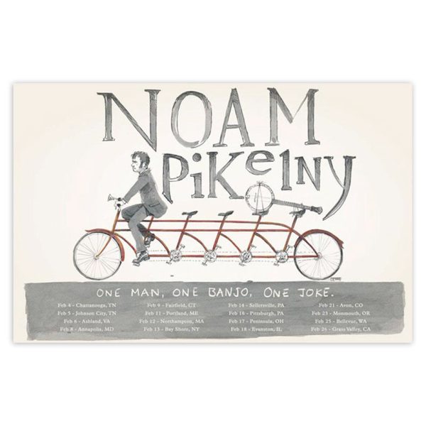 Noam Pikelny February  16 Tour Poster Hot on Sale
